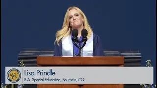 WGU 2019 Austin Bachelor's Commencement - Graduate Speaker Lisa Prindle