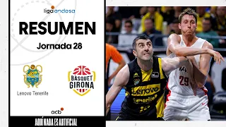 Lenovo Tenerife - Bàsquet Girona (74-60) GAME HIGHLIGHTS | Liga Endesa 2023-24