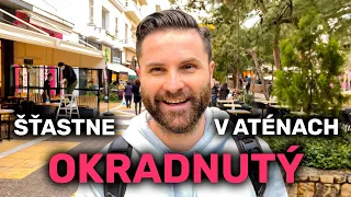 🎩 OKRADNUTÝ ale ŠŤASTNÝ | Grécko, Atény travel video vlog deň 3 | 2022 4K