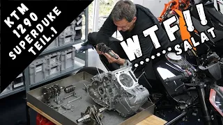 KTM1290 SuperDuke 17`.... Getriebe/Lagerschaden=  kleine Ursache, große Wirkung??🤔🙈🙈