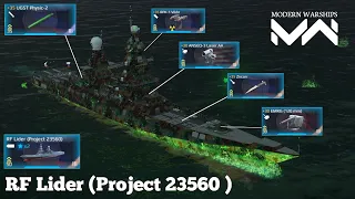 Unveiling the Powerful Equipment on RF Lider (Project 23560) - Modern Warships: Naval Battles