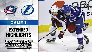 Columbus Blue Jackets vs Tampa Bay Lightning R1, Gm1 Aug 11, 2020 HIGHLIGHTS HD