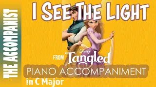 I SEE THE LIGHT from TANGLED - Piano Accompaniment - Karaoke