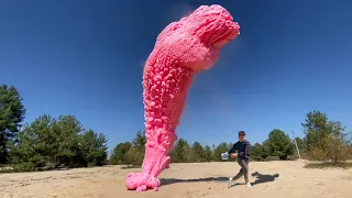 EXPERIMENT : Giant Rose Worm From Toothpaste From Coca-cola ,Sprite ,Fanta , Mirinda and MENTOS