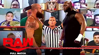 Braun Strowman Vs. Omos Jordan Omogbehin : Wwe Championship (2021)