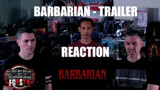 BARBARIAN | Official Trailer | REACTION! 🔥 Starring @brandonjmarquez of @AnnabelleAsylum