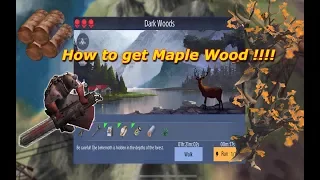 How to and where to find Maple Wood !!!! - Wasteland Survival