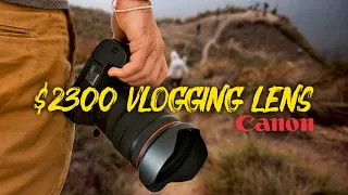 Vlogging on the Canon RF 15-35 F2.8 // Footage & Thoughts