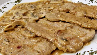 Steaks with mushrooms soft as butter. Great recipe.