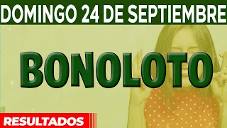 Resultado del sorteo Bonoloto del Domingo 24 de Septiembre del 2023.