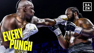 BRUTAL heavyweight bout! Every Punch from Dillian Whyte vs. Jermaine Franklin