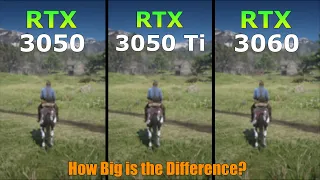 RTX 3050 vs RTX 3050 Ti vs RTX 3060 - Gaming Test - How Big is the Difference?