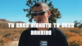 tu eres bichote tu eres bandido (Letra) BAD BUNNY ft. YOVNGCHIMI - MERCEDES CAROTA