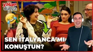 Italian React 🇹🇷 Servet'in Şok Eden İTALYANCA'sı - Yalan Dünya -