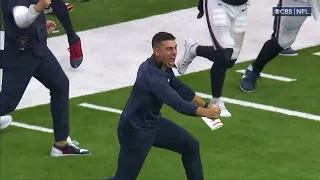 HoustonTexans special teams coach after RB Dare Ogunbowale hit that go ahead field goal