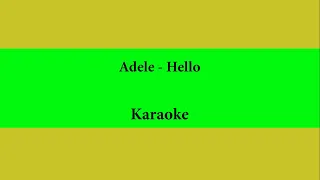 Adele - Hello (Karaoke Version)