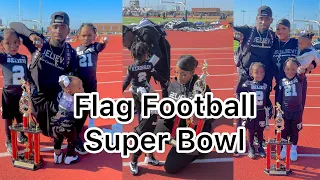 A DAY IN A LIFE | 5u FLAG FOOTBALL SUPER BOWL + SEAFOOD