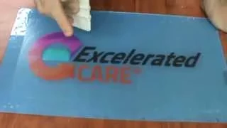 Applying Vinyl Decal to Flat Surface