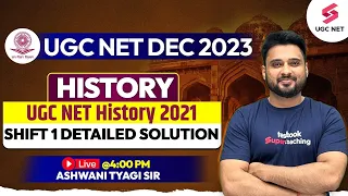 UGC NET June 2021 History Shift 1 | UGC NET History Previous Year Questions | Ashwani Sir