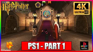 Part 1 | PS1 | Harry Potter: Philosophers Stone | 4k Gameplay Walkthrough (NO COMMENTARY)