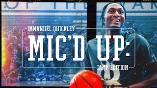 Mic’d Up: Immanuel Quickley's Basketball Clinic | New York Knicks