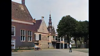 Friesland Netherlands in 1921 in Colour 🎥 OLD VIDEO FOOTAGE