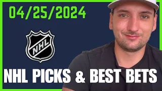 NHL Picks and Best bets for April 25th, 2024!