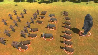 Animal Revolt Battle Simulator動物模擬器：巨型大猩猩戰鬥力爆表，壹拳能打飛人類！