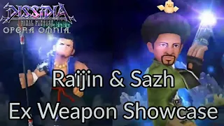 【DFFOO】Sazh & Raijin EX Weapon Showcase