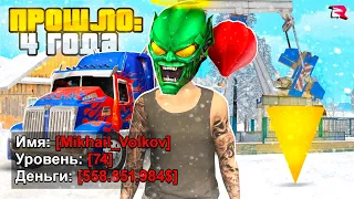 МОЙ АККАУНТ СПУСТЯ 4 ГОДА ИГРЫ на RODINA RP в GTA CRMP