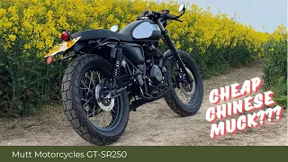 Mutt Motorcycles GT SR 250 - 6 month review...and my biggest regret