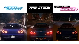 Forza Horizon 3 vs Need For Speed vs The Crew | Graphics, Sound, Weather & More BIGGEST Comparison