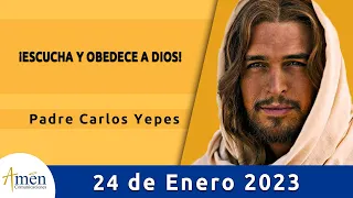 Evangelio De Hoy Martes 24 Enero de 2023 l Padre Carlos Yepes l Biblia l   Marcos 3,31-35 l Católica