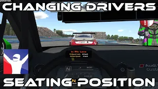 How to Change Drivers Seating Position in iRacing