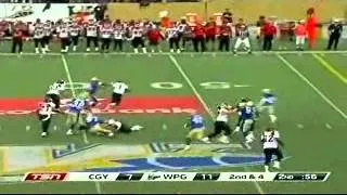 CFL 2011 Week 3 Calgary vs Winnipeg