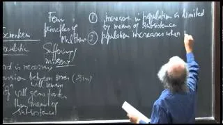 Mod-01 Lec-34 Population-I: Malthusian theory of population