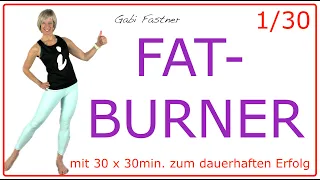 1/30 🍓30 min. Fatburner-Kurs | ca. 300 Kcal verbrennen, 2200 Schritte | ohne Geräte, im Stehen