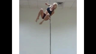 Связка на пилоне от Анны Антоновой. Pole dance. Fitfactory