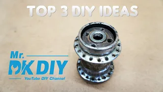 Top 3 Homemade Ideas / Old Axles bike parts / Do not Throw Away Old Parts of the Bicycle