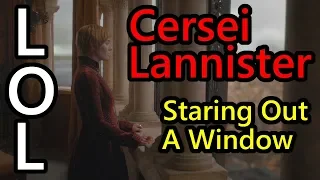 Cersei Lannister Staring Out A Window In Season 8