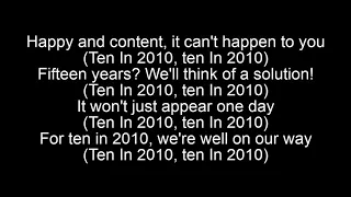 Bad Religion-Ten In 2010 Lyrics