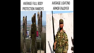 Average Full Body Protection Fan vs Average Light/No Armor Enjoyer