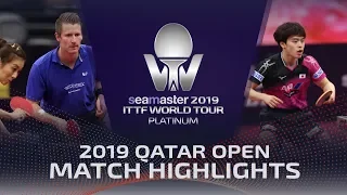 Mima Ito/MasatakaMorizono vs Ruwen Filus/Han Ying | 2019 ITTF Qatar Open Highlights (R16)