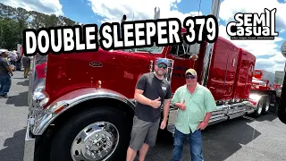 Double sleeper 379!! Super Cool Truck