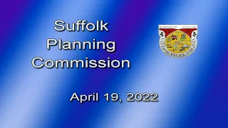 Suffolk Planning Commission Meeting (4-19-22)