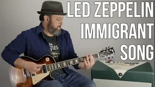 Led Zeppelin Immigrant Song Guitar Lesson + Tutorial