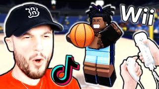 REACTING to CRAZY Roblox Basketball Legends TIKTOKS!