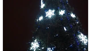 Дед Мороз "зажёг" городские елки