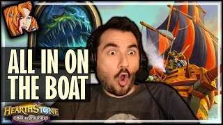 ALL IN ON A BOAT BUILD?! - Hearthstone Battlegrounds