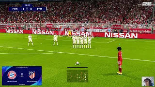 PES 2021 | Bayern Munich vs Atletico Madrid | L.Sane Free Kick Goal | UEFA Champions League UCL